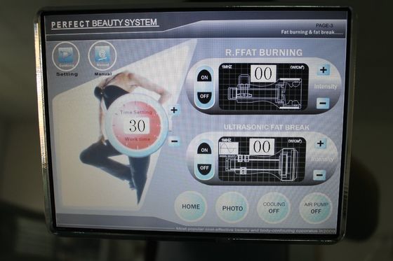 LED BIO Skin Care Ultrasonic Cavitation Liposuction Slimming Machine 40KHz